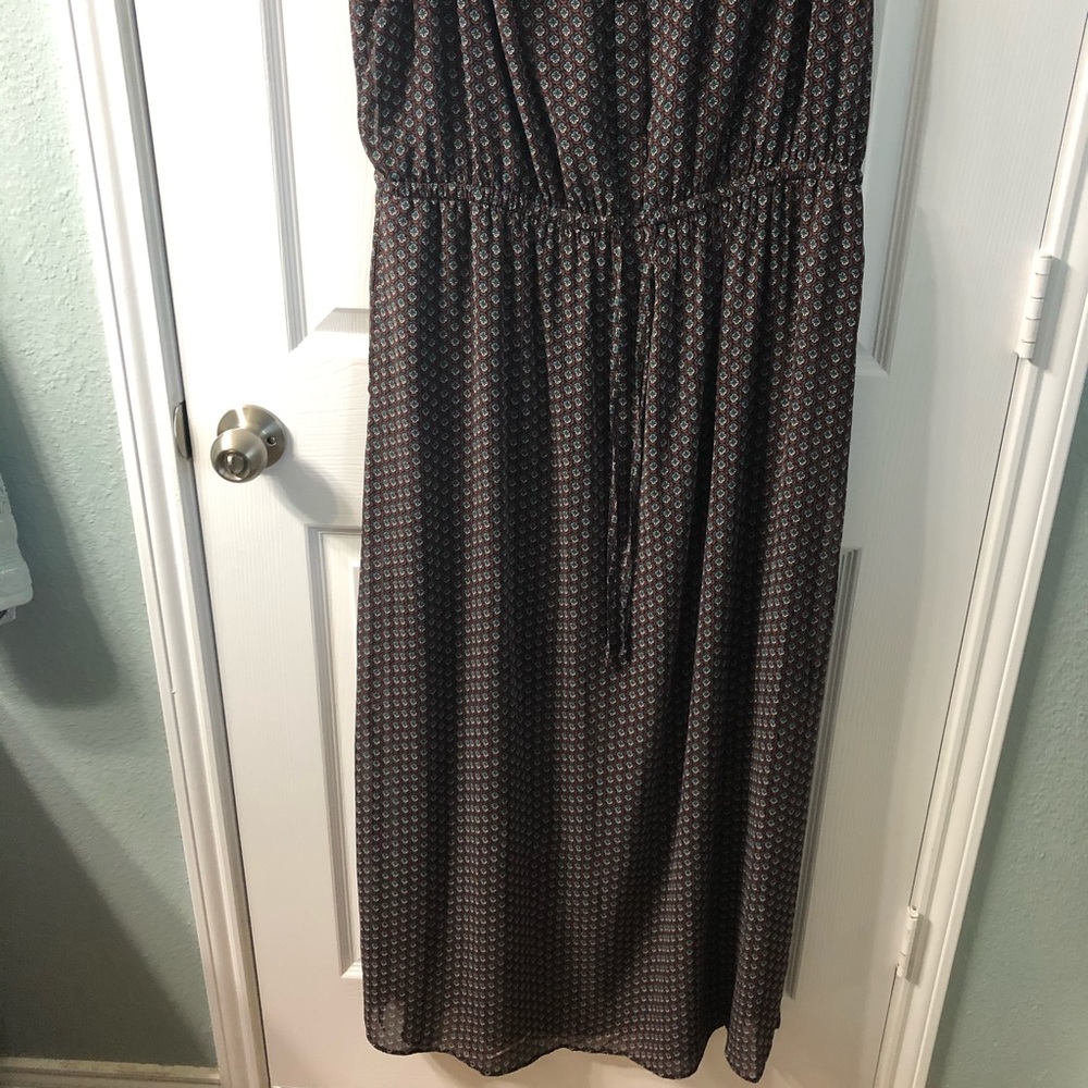 Daniel Rainn Pattern Split Maxi Dress - image 4